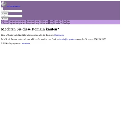 Screenshot web-program.de