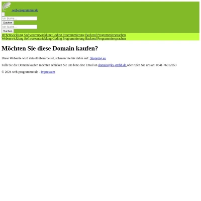 Screenshot web-programmer.de