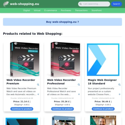 Screenshot web-shopping.eu