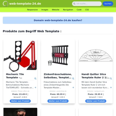 Screenshot web-template-24.de