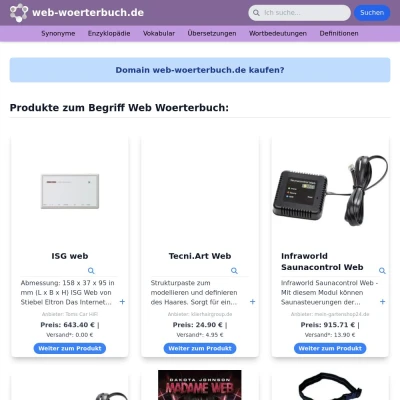 Screenshot web-woerterbuch.de