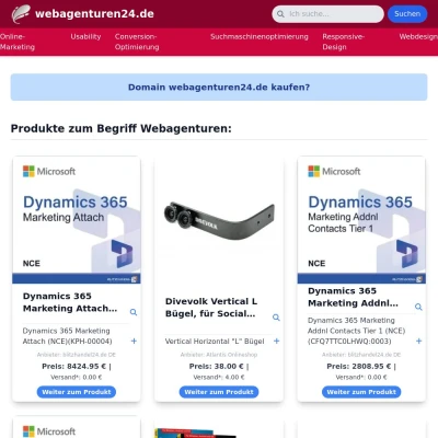 Screenshot webagenturen24.de