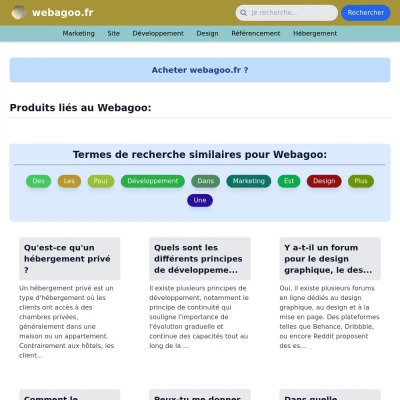 Screenshot webagoo.fr