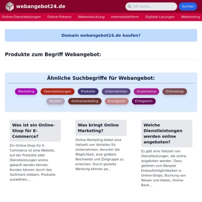 Screenshot webangebot24.de