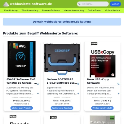 Screenshot webbasierte-software.de