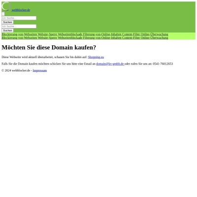 Screenshot webblocker.de