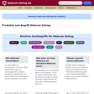 Screenshot webcam-dating.de