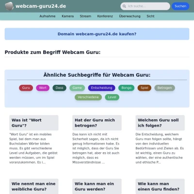 Screenshot webcam-guru24.de