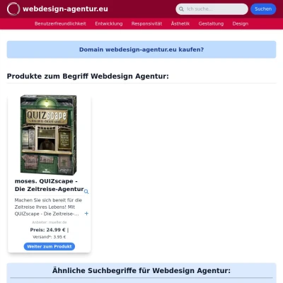 Screenshot webdesign-agentur.eu