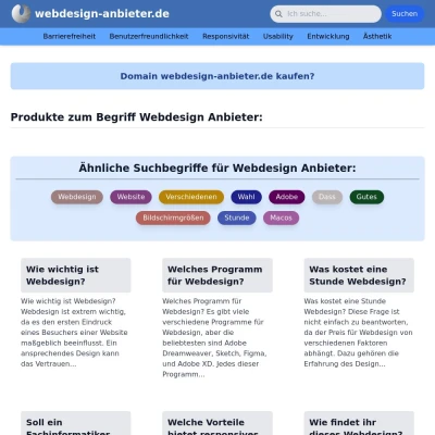 Screenshot webdesign-anbieter.de