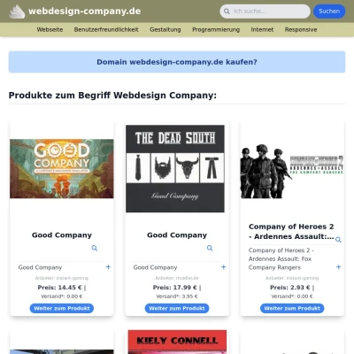 Screenshot webdesign-company.de