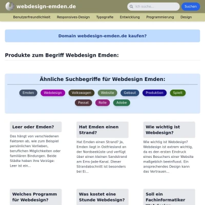 Screenshot webdesign-emden.de