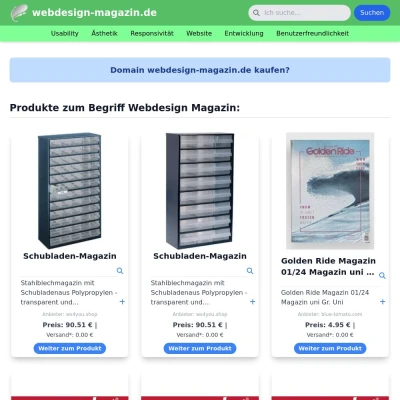 Screenshot webdesign-magazin.de