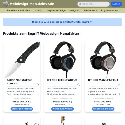 Screenshot webdesign-manufaktur.de