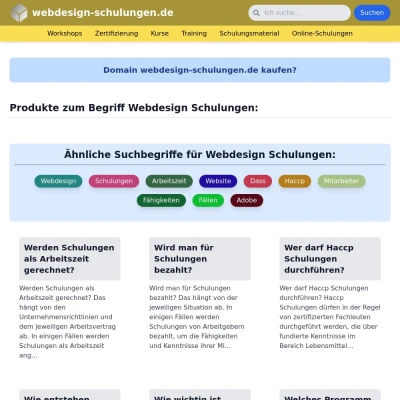 Screenshot webdesign-schulungen.de