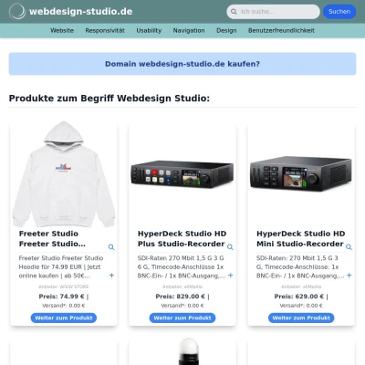 Screenshot webdesign-studio.de