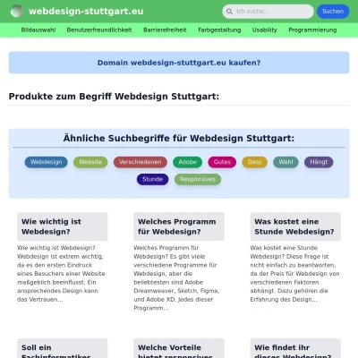 Screenshot webdesign-stuttgart.eu