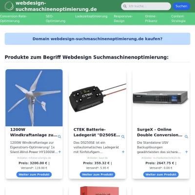 Screenshot webdesign-suchmaschinenoptimierung.de