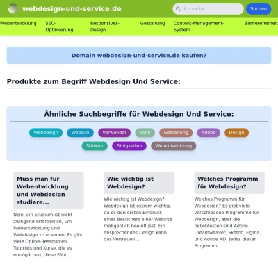 Screenshot webdesign-und-service.de