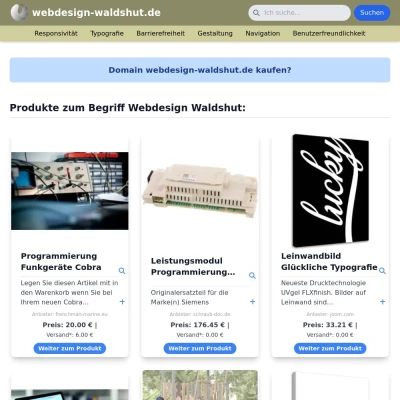 Screenshot webdesign-waldshut.de