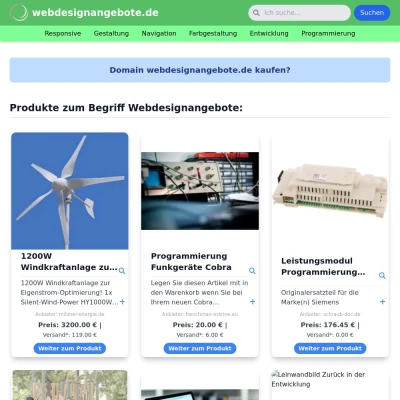 Screenshot webdesignangebote.de