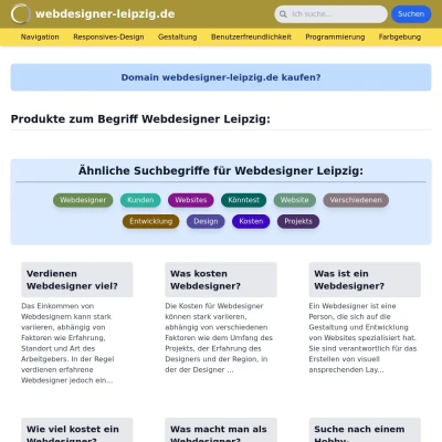 Screenshot webdesigner-leipzig.de