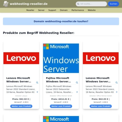 Screenshot webhosting-reseller.de