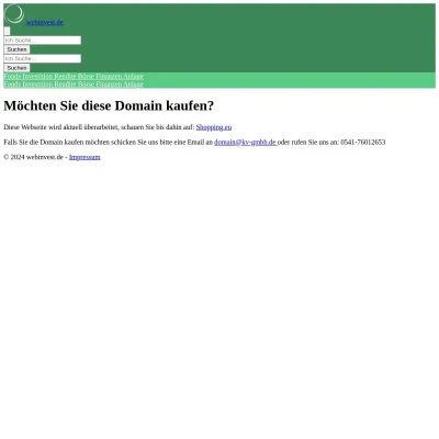 Screenshot webinvest.de