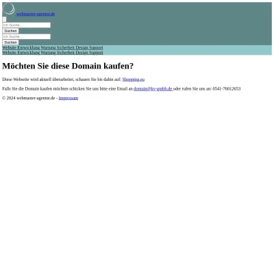 Screenshot webmaster-agentur.de