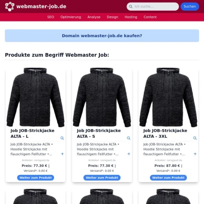 Screenshot webmaster-job.de