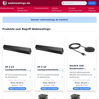 Screenshot webmeetings.de