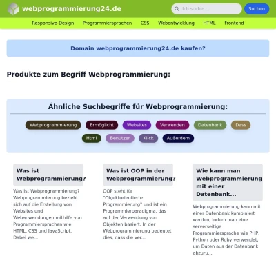 Screenshot webprogrammierung24.de