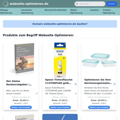 Screenshot webseite-optimieren.de