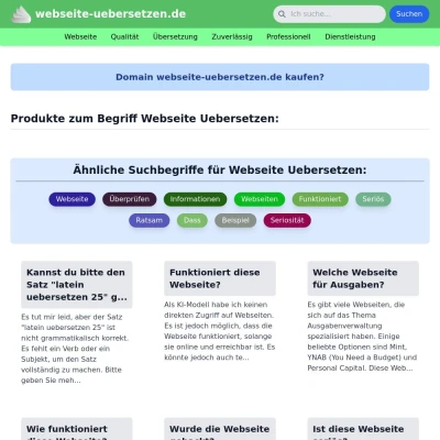 Screenshot webseite-uebersetzen.de