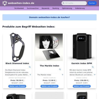 Screenshot webseiten-index.de