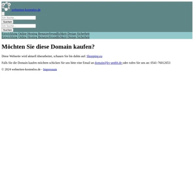 Screenshot webseiten-kostenlos.de