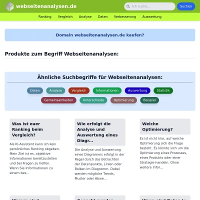 Screenshot webseitenanalysen.de