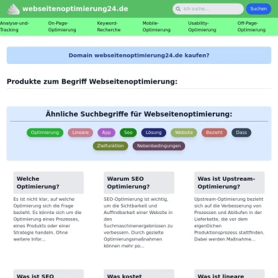 Screenshot webseitenoptimierung24.de