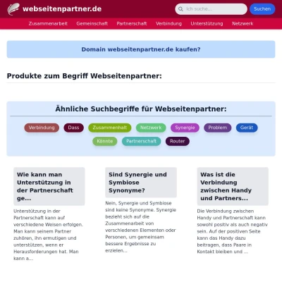 Screenshot webseitenpartner.de