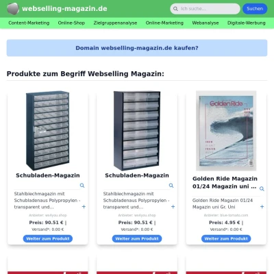 Screenshot webselling-magazin.de