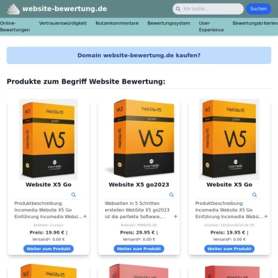 Screenshot website-bewertung.de