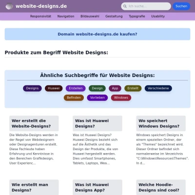 Screenshot website-designs.de