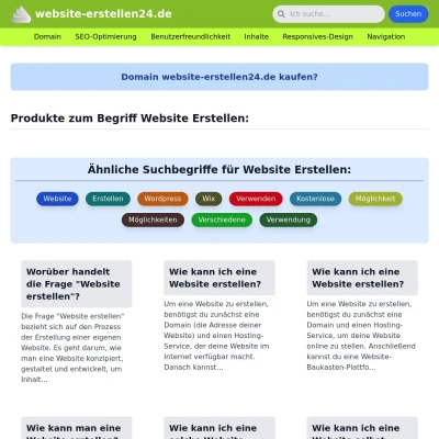 Screenshot website-erstellen24.de