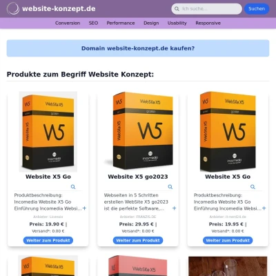 Screenshot website-konzept.de