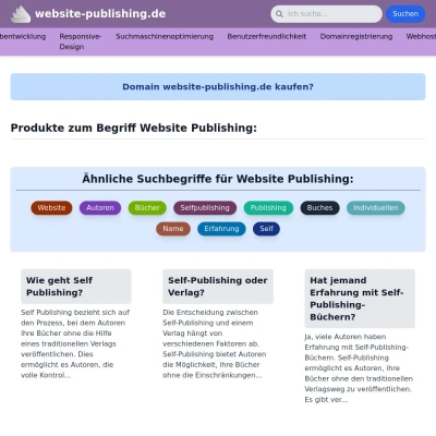 Screenshot website-publishing.de