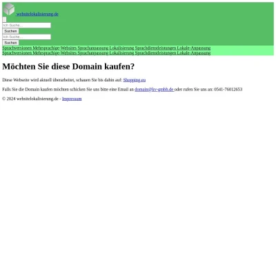 Screenshot websitelokalisierung.de