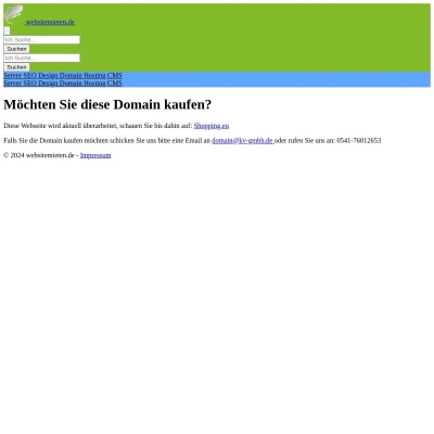 Screenshot websitemieten.de