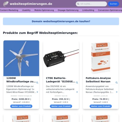 Screenshot websiteoptimierungen.de