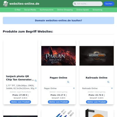 Screenshot websites-online.de