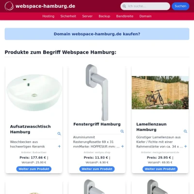 Screenshot webspace-hamburg.de